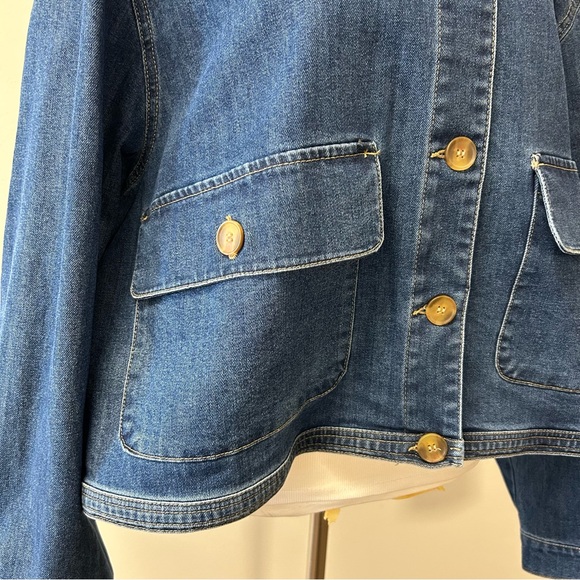 Rachel Zoe • Cropped Denim Jacket - Picture 2 of 5
